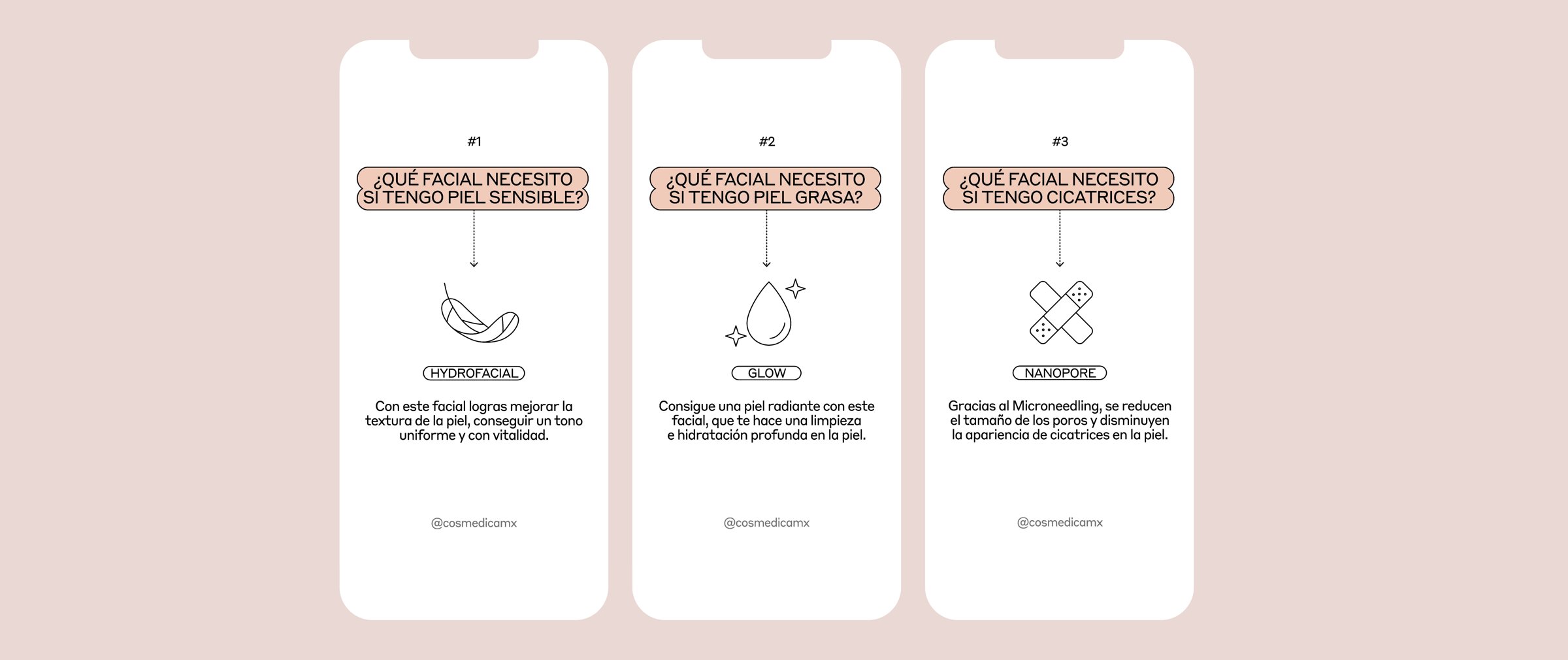 Cosmedica — social media